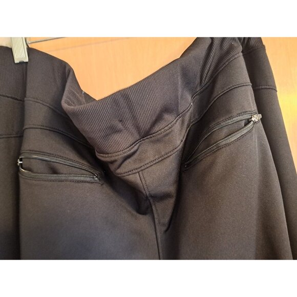Tek Gear Women’s Xl On The Go Mid Rise Capri Black Stretch Pants RN#73277 - Picture 4 of 9